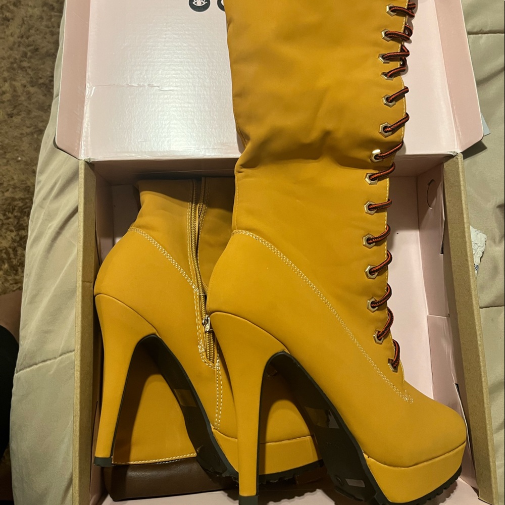 Knee high boots